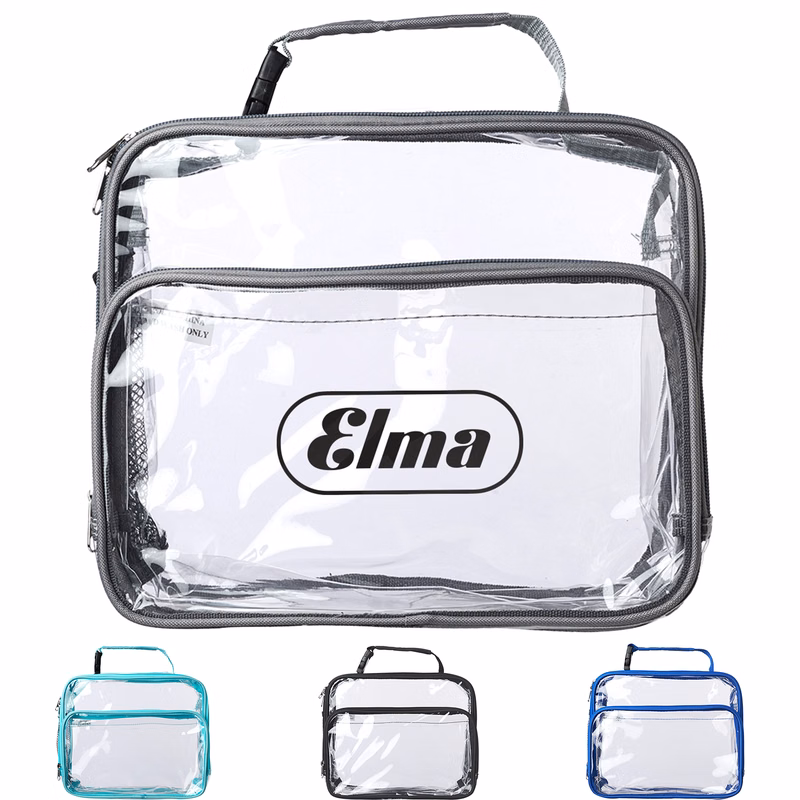 Clear Transparent Vinyl Bag with Handle