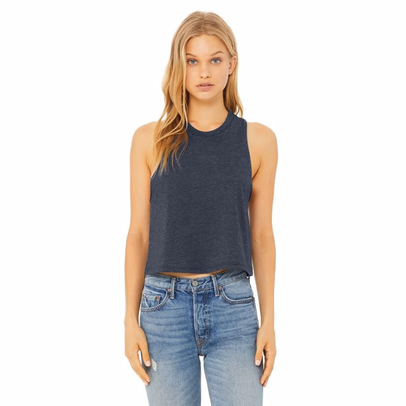 Bella + Canvas Ladies' Racerback Cropped Tank