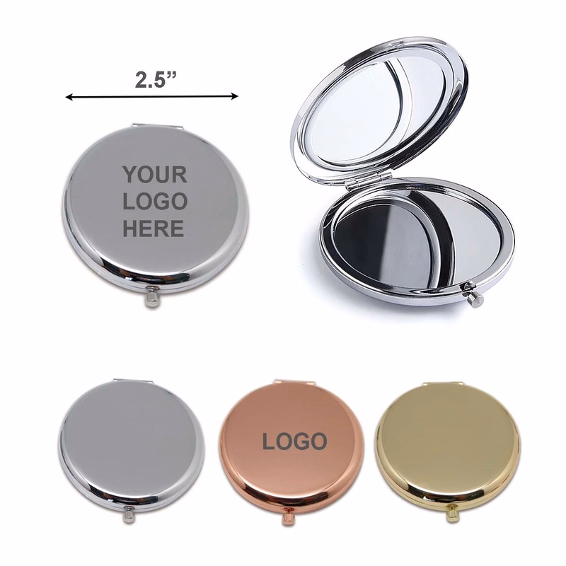 Folding Round Travel Makeup Mirror