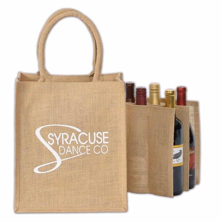"Napa" 6 Bottle Wine Tote 11.75x7x14"