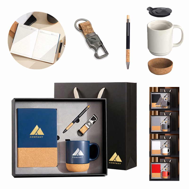 Cork & PU Business Gift Set
