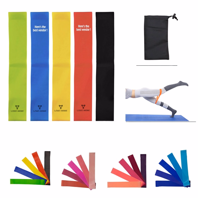MOQ 50 Fitness Resistance Bands Set for Yoga, Pilates & Physical Therapy