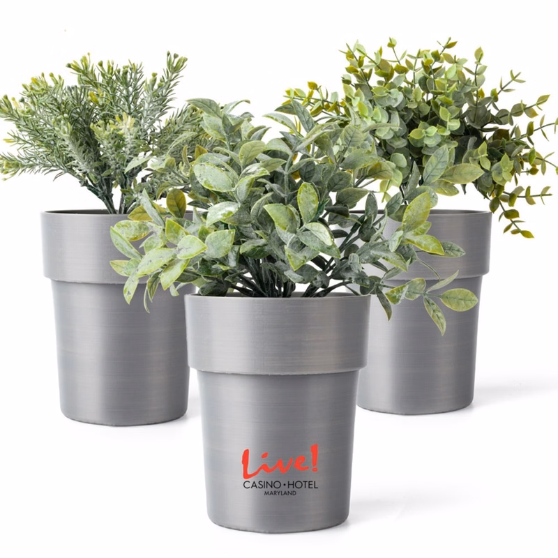 Floral Pot Secret Money Box Without Flower