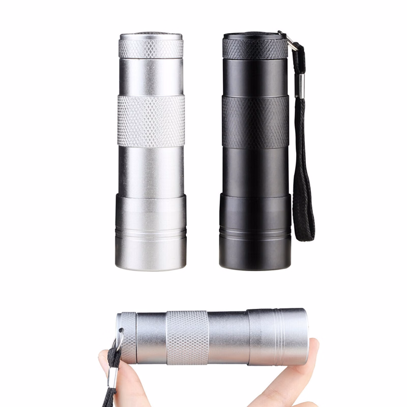 Customize Black Ultraviolet (UV) Led Flashlight