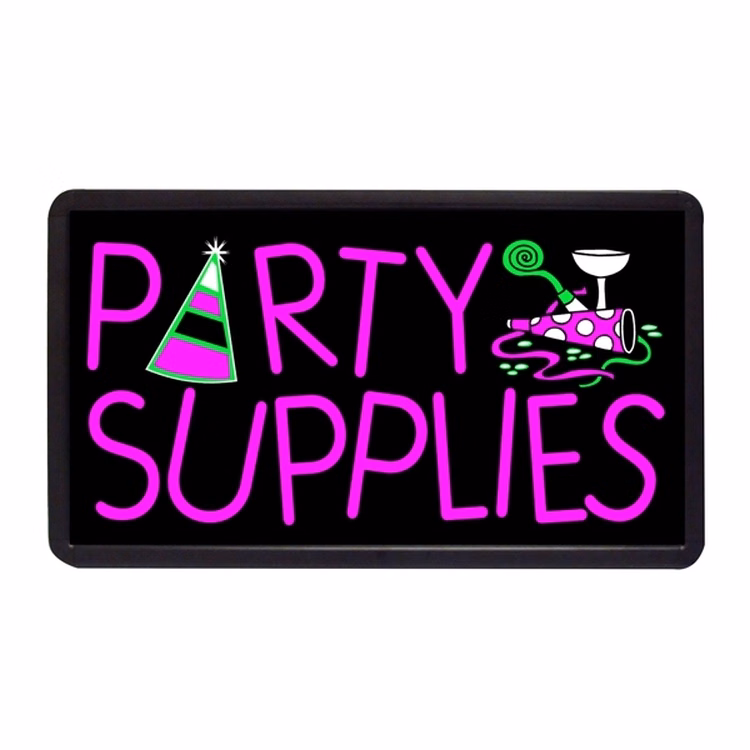 Party Supplies 13" x 24" Simulated Neon Sign