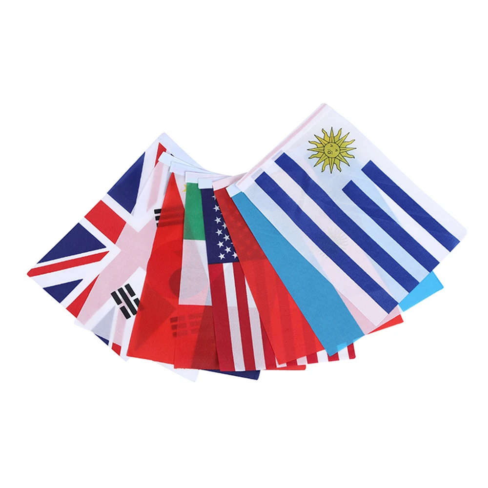 Qatar World Cup Football Fan National Hand Signal Flags 1