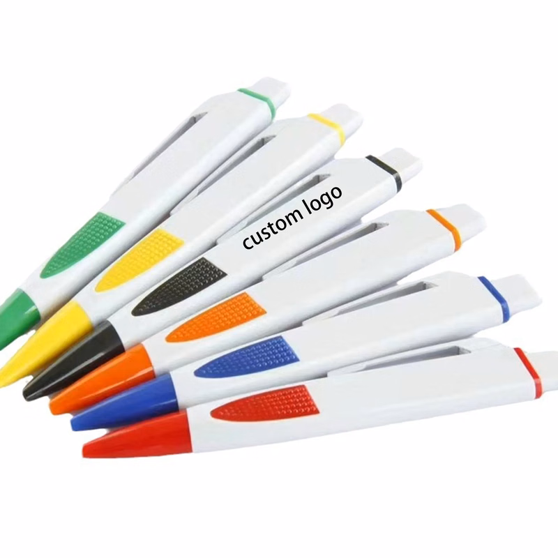 Wide Body Ballpoint Pen With Grip Section