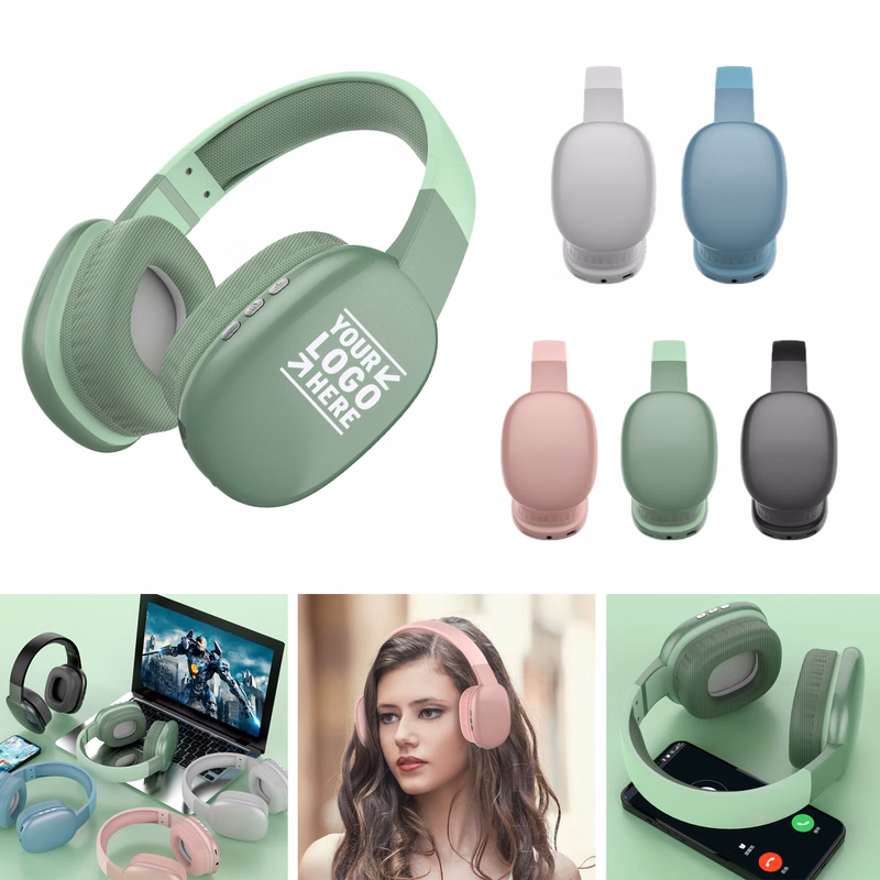 10Hr Playtime Rechargeable Over Ear Ultra Wireless Bluetooth Headphones with Microphone
