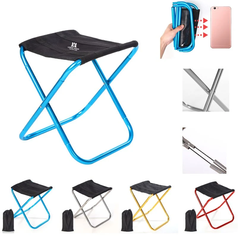Compact Aluminum Folding Stool 1