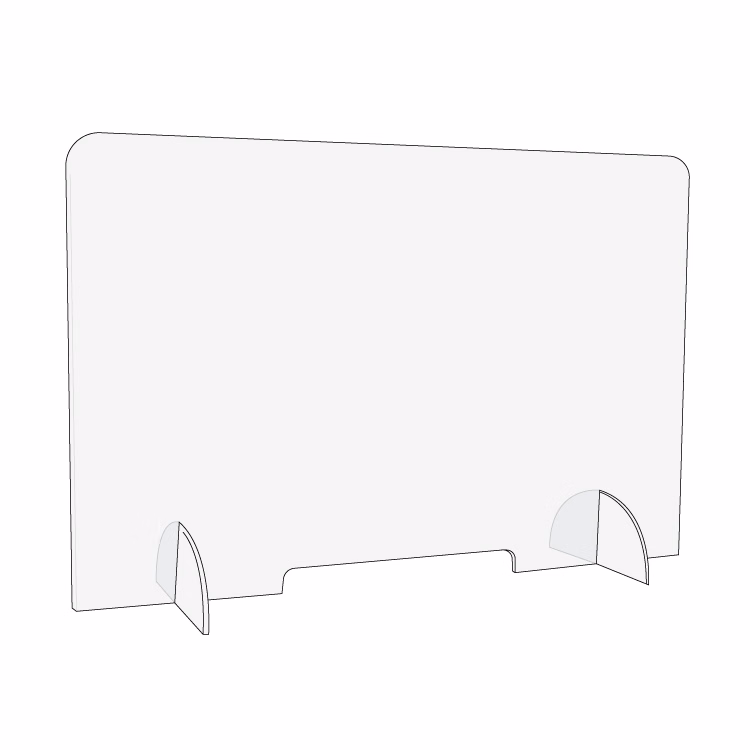 Freestanding Safety Shield w/ Feet - 32in