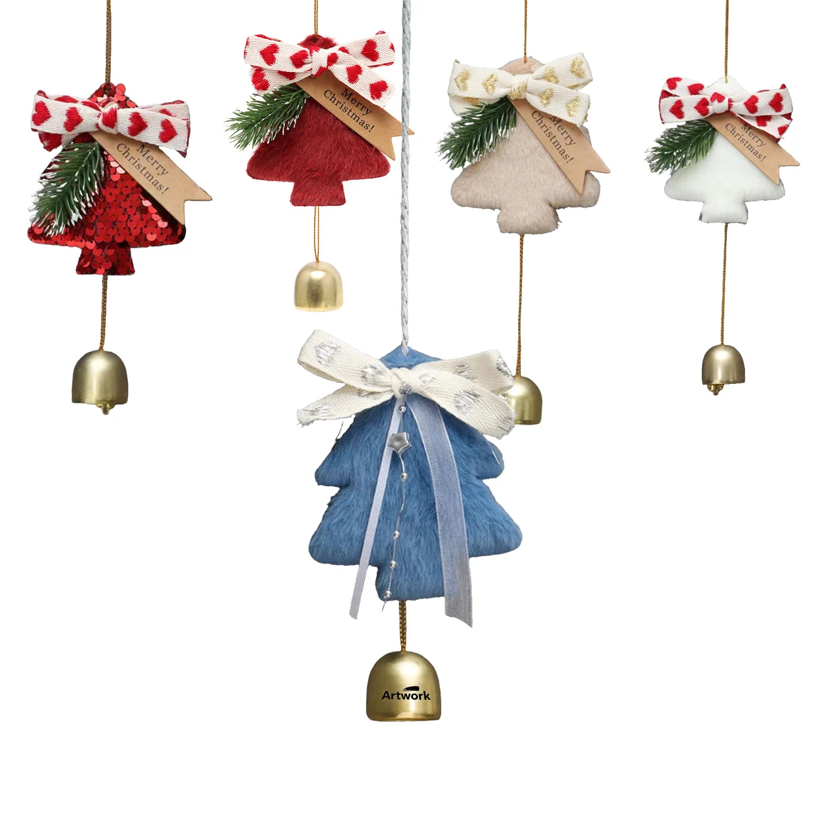 Christmas Tree Jingle Bell Ornament 1