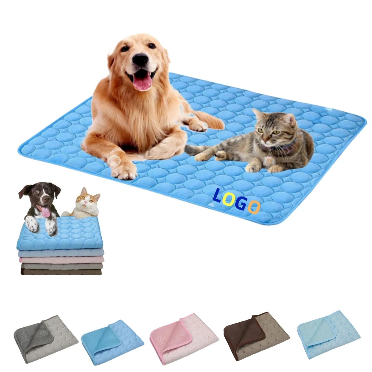 Summer Ice Silk Pet Dog Cat Cooling Mat 1