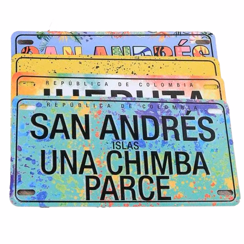Aluminum Personalized Embossed Plates