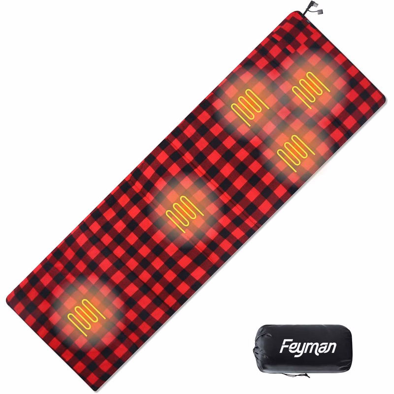 Camping Heated Sleeping Mat w/ Pouch