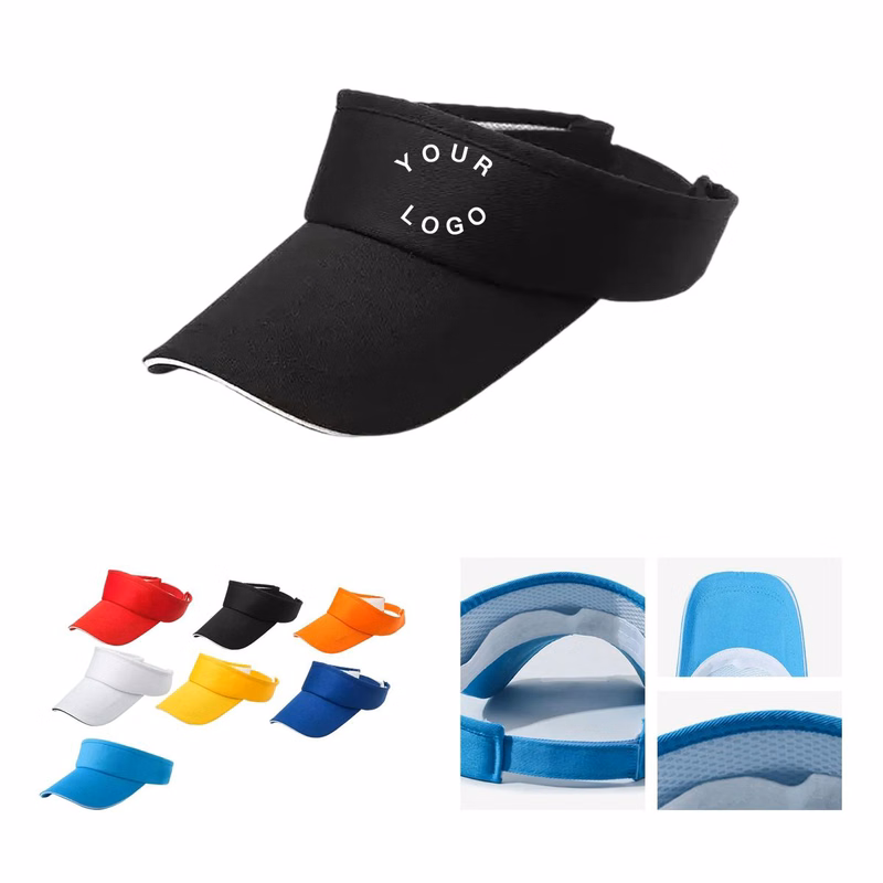 Breathable Visor Hat with Wide Brim for Sun Protection