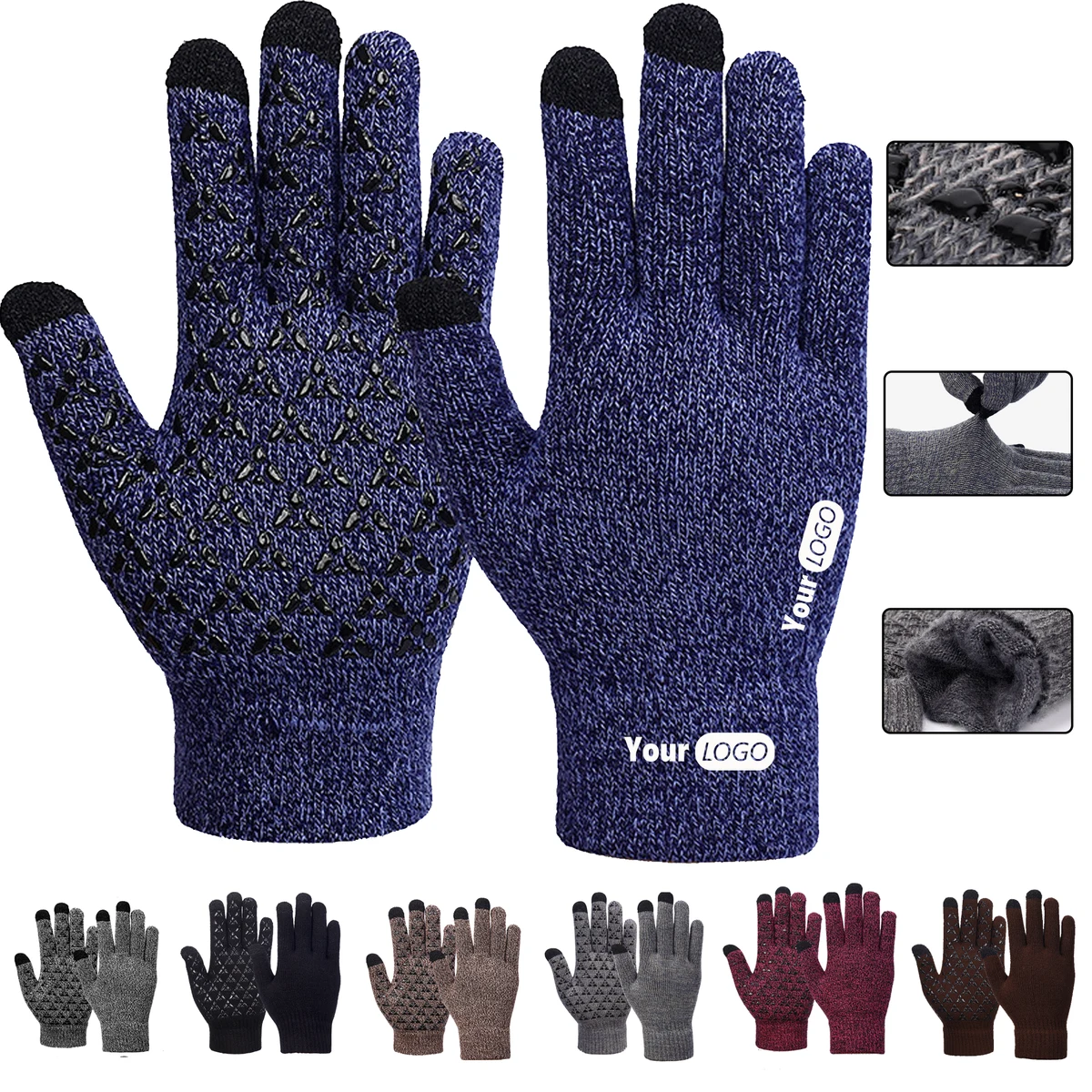 Non-Slip Touchscreen Gloves 1