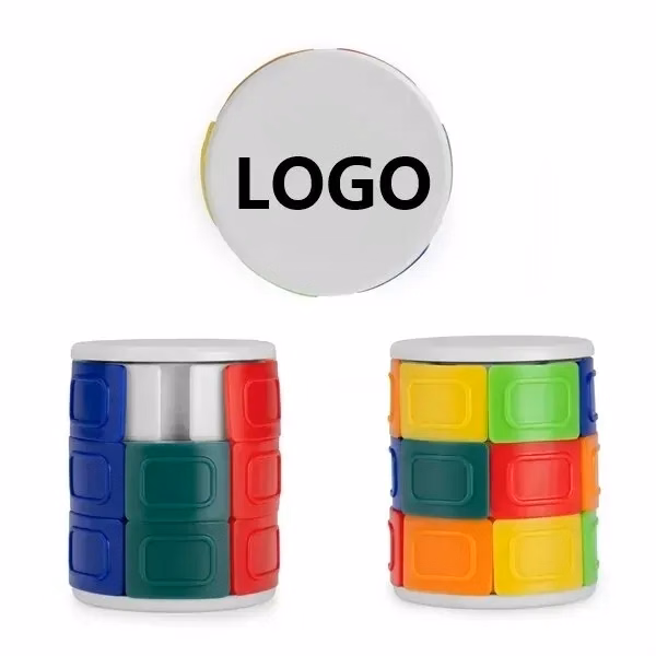 Custom Geometric ABS Puzzle Spinner Fidget Toy — Brain Teaser Stress Relief