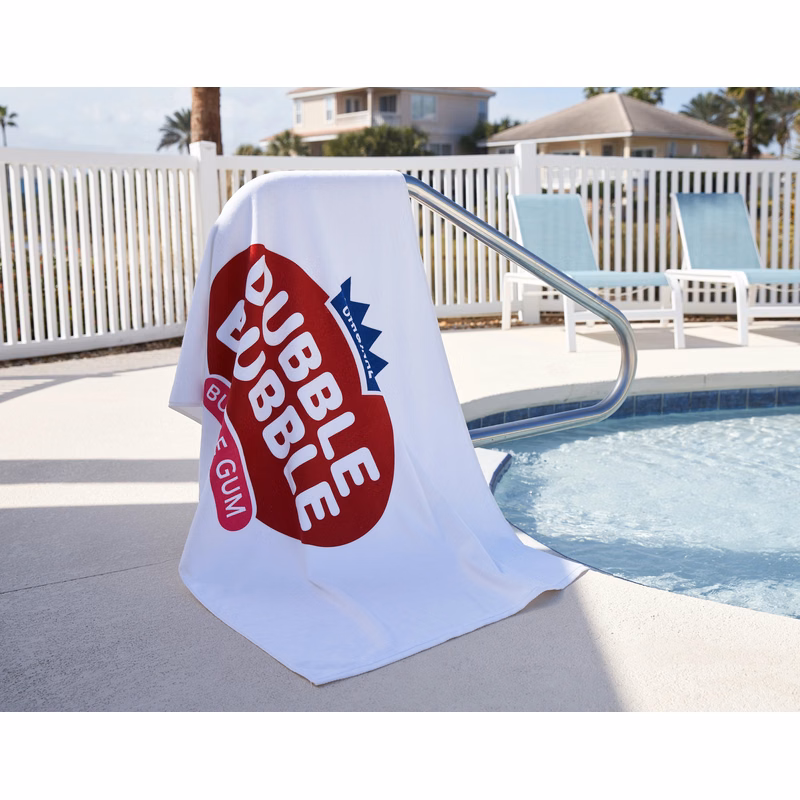 MaxxColor Deluxe White Beach Towel ( 35" x 60" )
