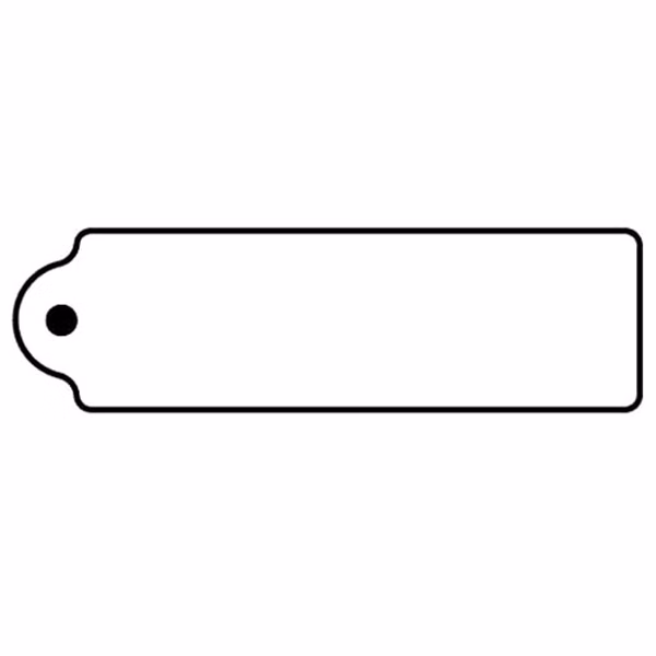 Rectangle 25 Key Tag - Spot Color