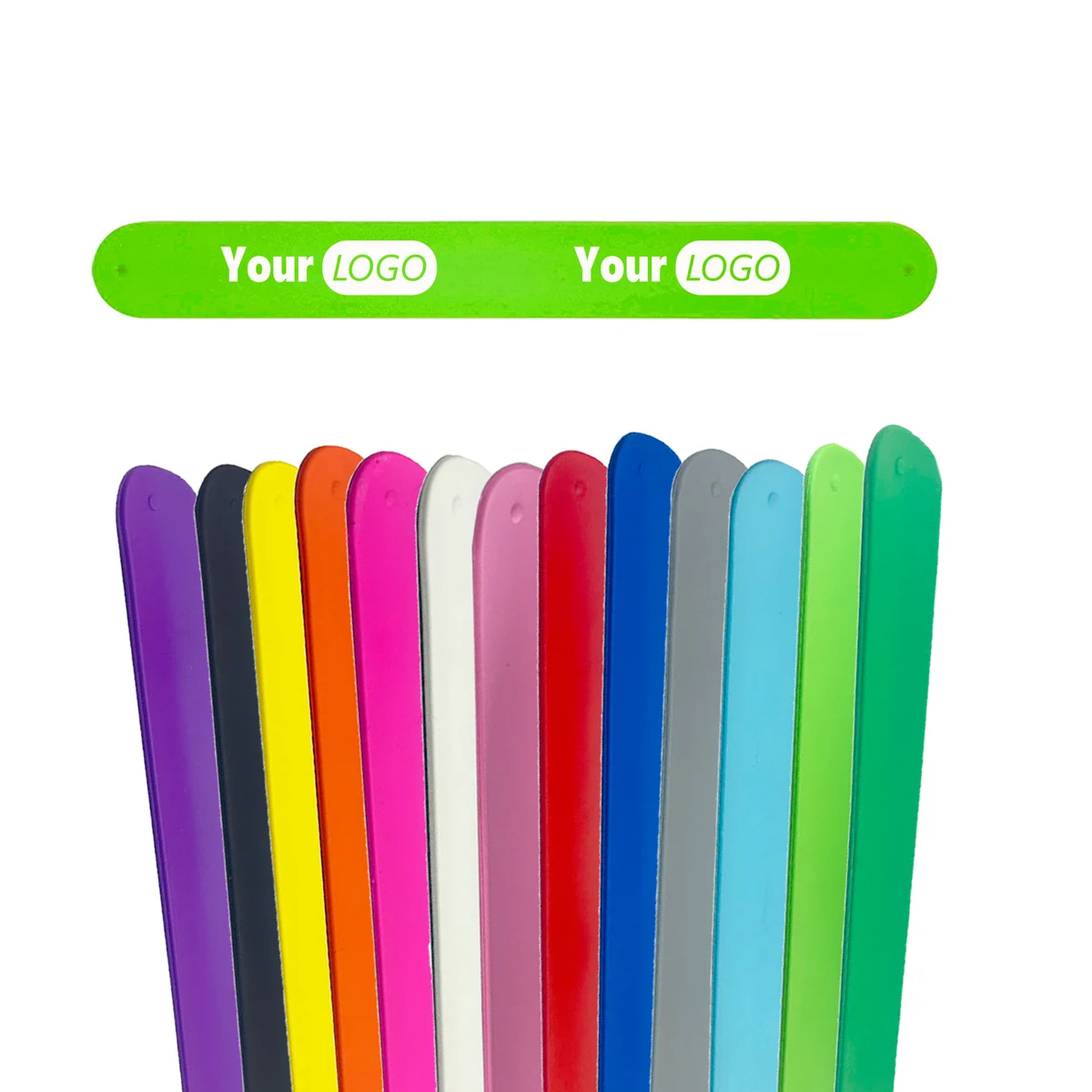 Slap-On Silicone Bracelet MOQ 50 1