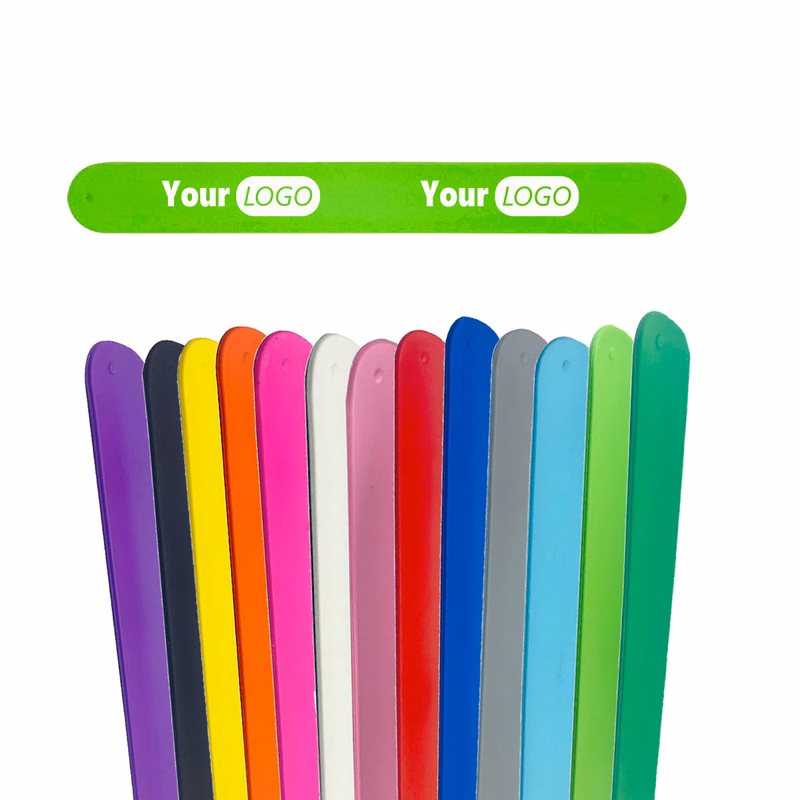Slap-On Silicone Bracelet MOQ 50