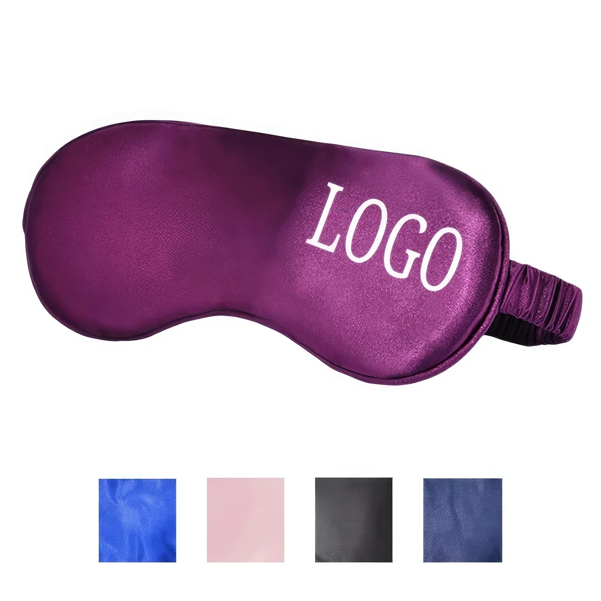 Silk Touch Ice Pack Elastic Band Nap Sleep Eye Mask 1