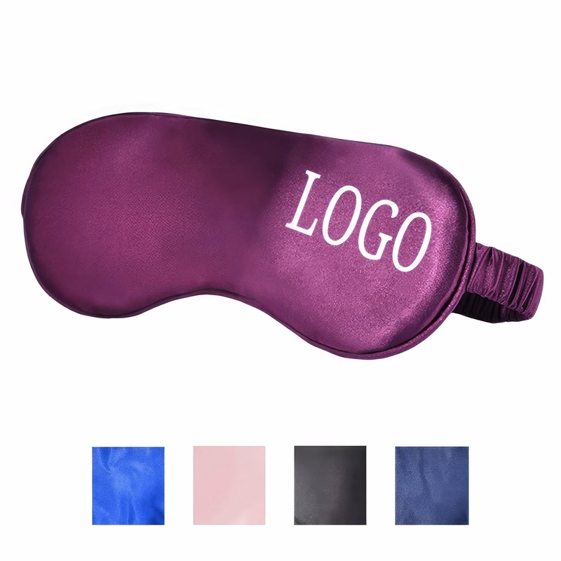 Silk Touch Ice Pack Elastic Band Nap Sleep Eye Mask