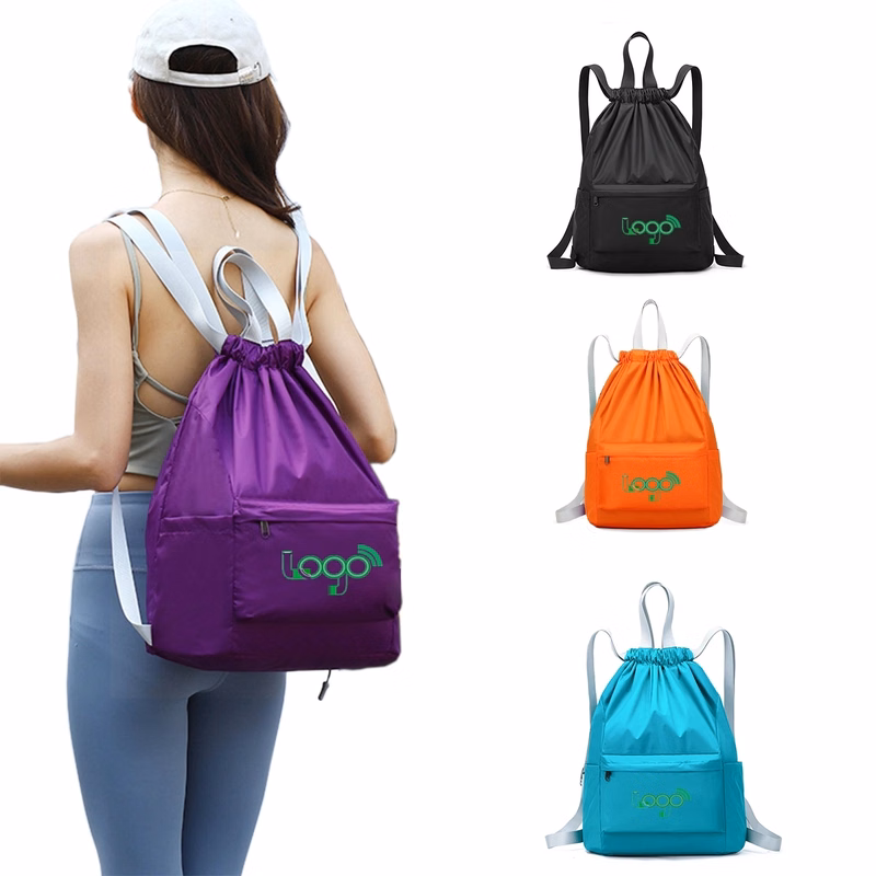 Large Waterproof Oxford Drawstring Backpack
