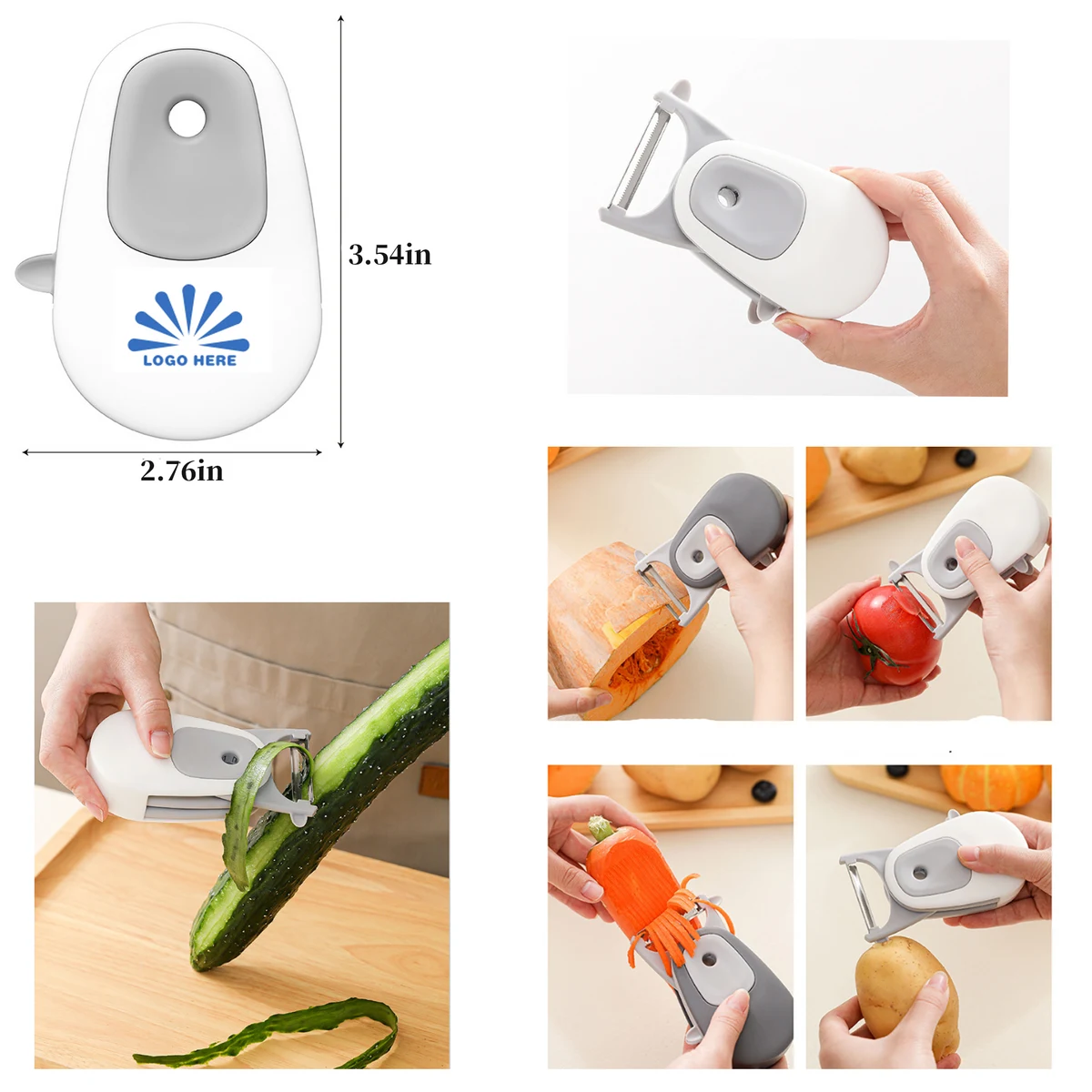 3-in-1 Fruit & Vegetable Peeler 1