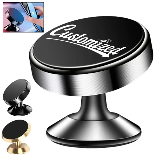 Custom Magnetic Car Phone Mount with Metal Base — Auto Mobile Phone Promo 1