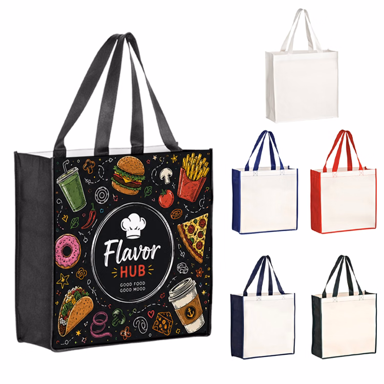 Pismo Full Color Laminated Shopper Tote