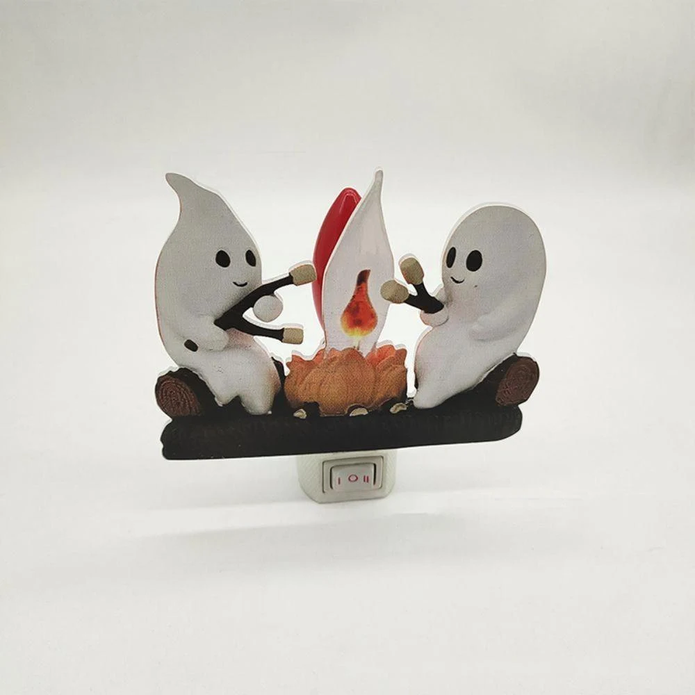 Ghost Campfire Flickering Nightlight 1