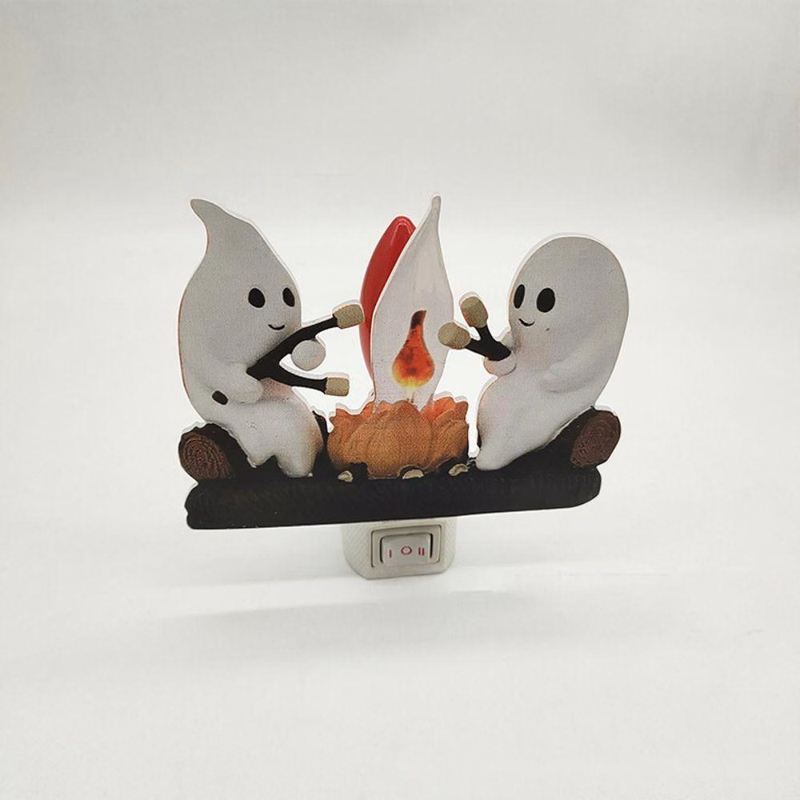 Ghost Campfire Flickering Nightlight