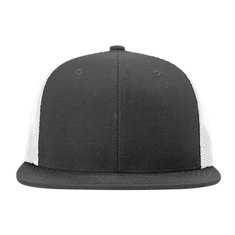 Richardson Acrylic-Wool Blend Flat Bill Trucker Cap 1