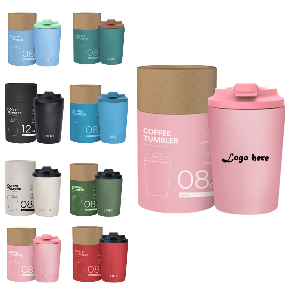 Portable Stainless Steel Car Coffee Cup 1
