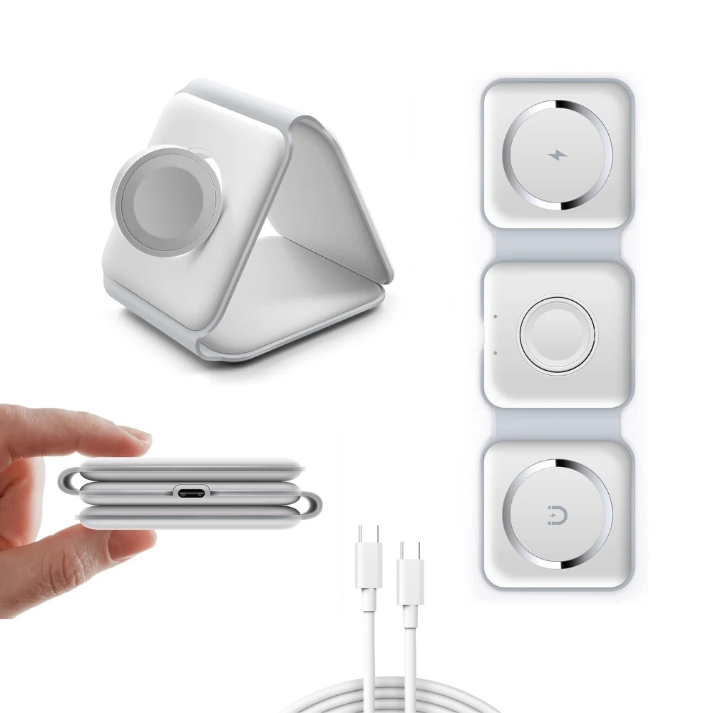 ThirdPower 3-in-1 Foldable Charger (White) 1