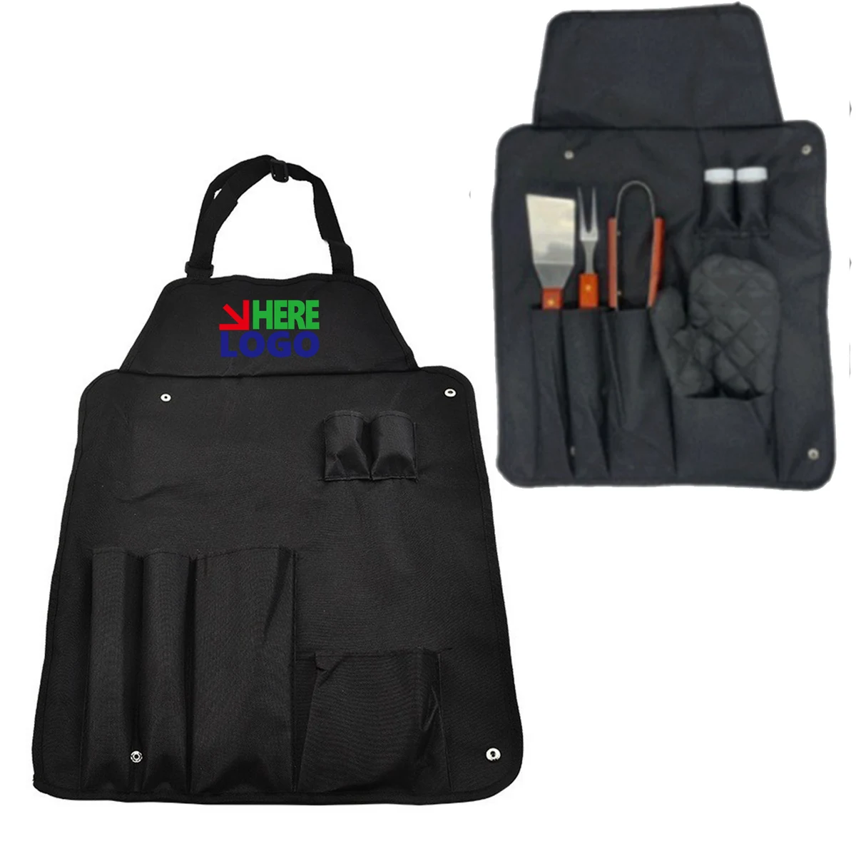 6 Piece BBQ Tools Set 1