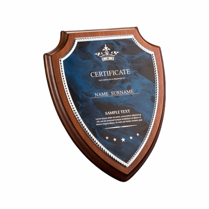 Wooden Shield Medal