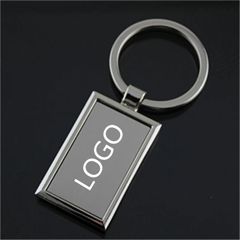 Rectangle Shape Zinc Alloy Key Chain 1