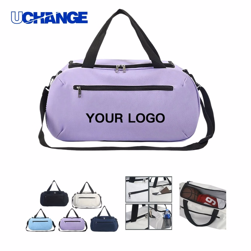 Gym Duffel Bag Organizer with Zippered Pockets