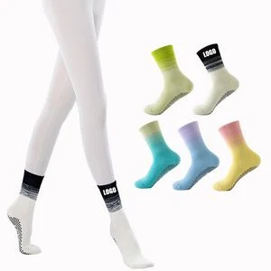 Pilates Sock With Non Slip Grippers 1