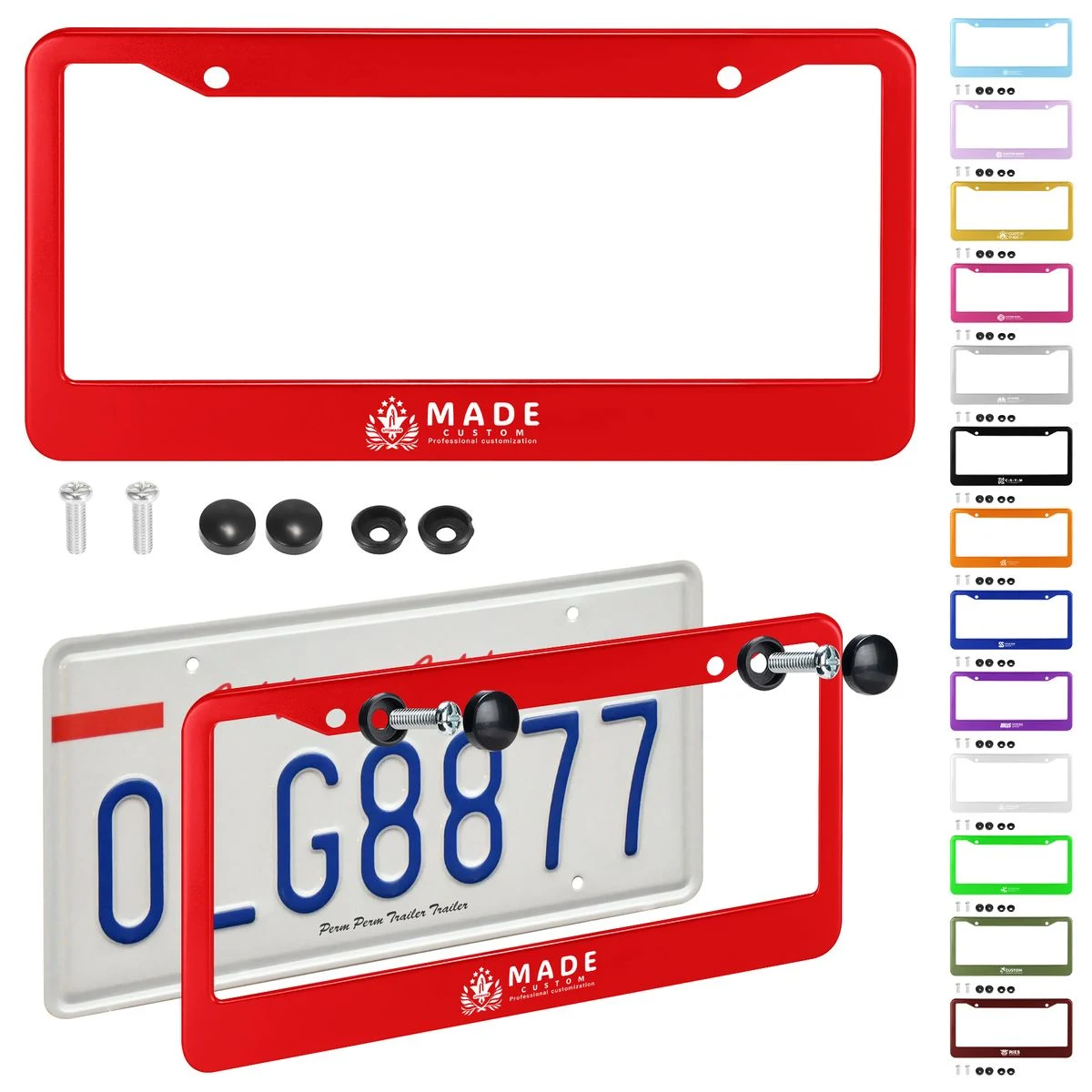 Metal License Plate Frames 1