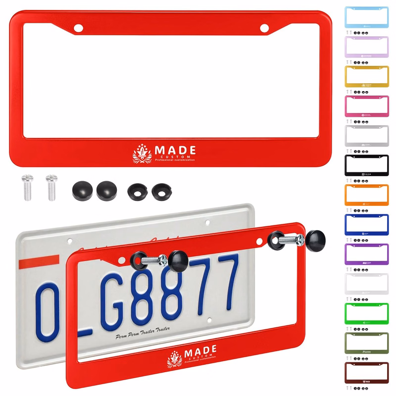 Metal License Plate Frames