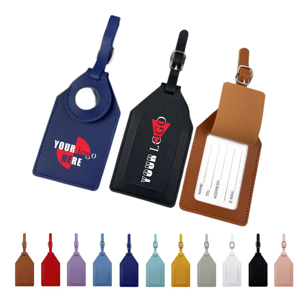 Soft PU Leather Luggage Tag 1
