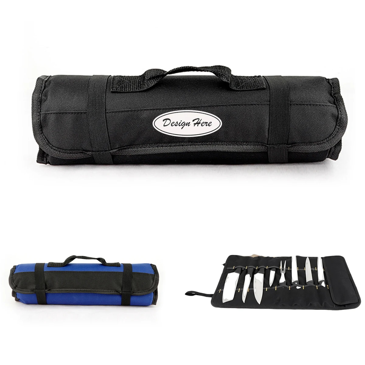 Chef's Knife Roll Bag - Durable Oxford Storage 1
