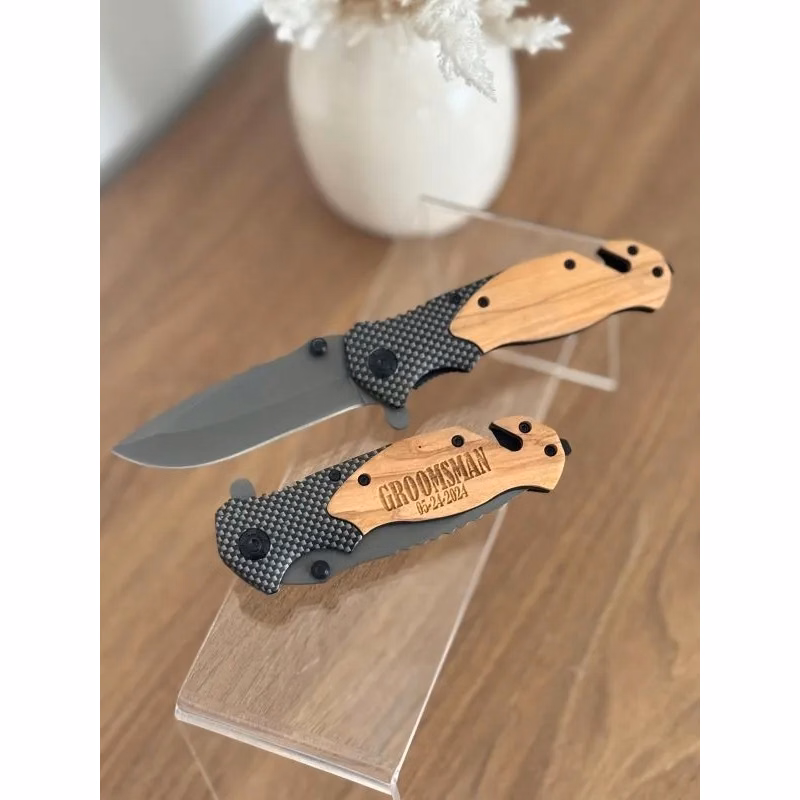 Engraved Pocket Knife Made in USA