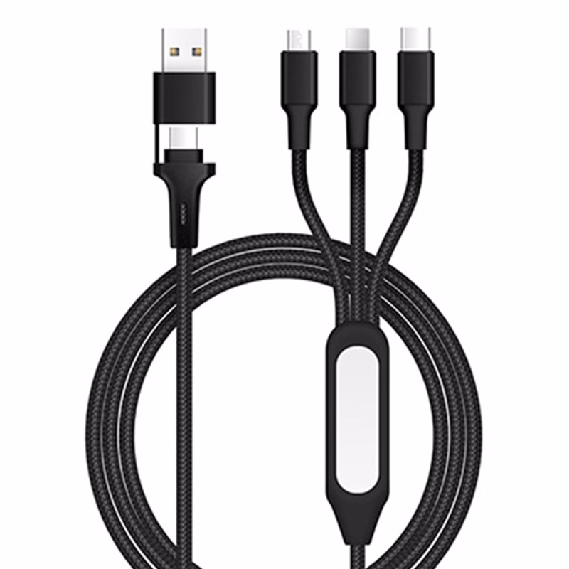5-in-1 Nylon Braided Data and Charging Cable