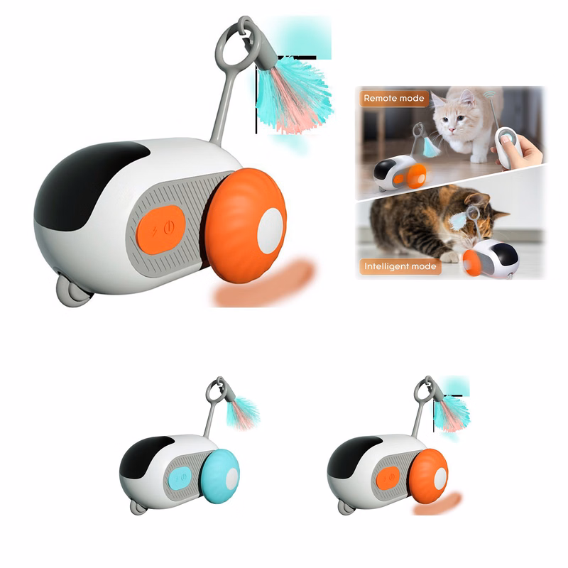 Whisker-Tickling Interactive Robotic Cat Mouse Toy