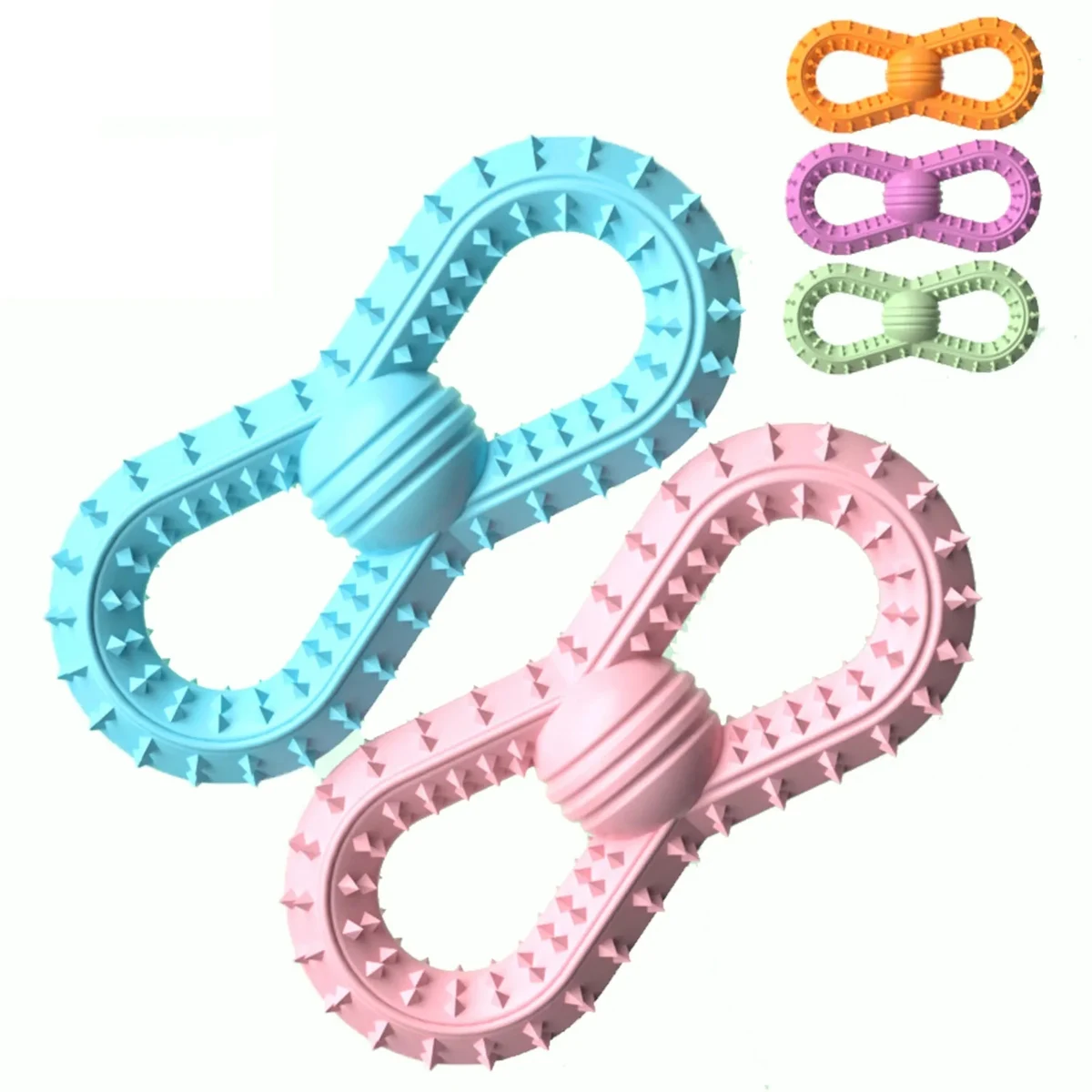 New Pet Tpr8 Shaped Ball Dog Toy Bite Ring 1