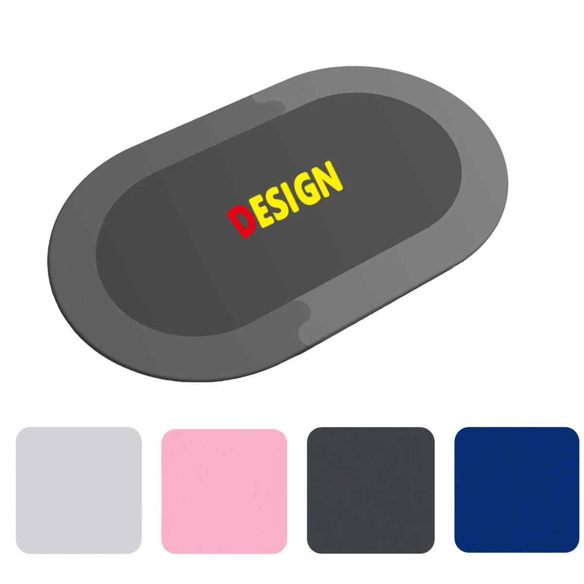 Modern Minimalist Diatomaceous Earth Bath Mat 1